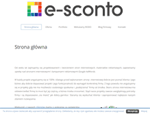 Tablet Screenshot of e-sconto.pl